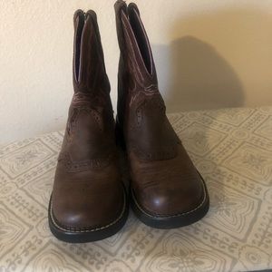 Women’s Justin Brown roper boots size 8 1/2